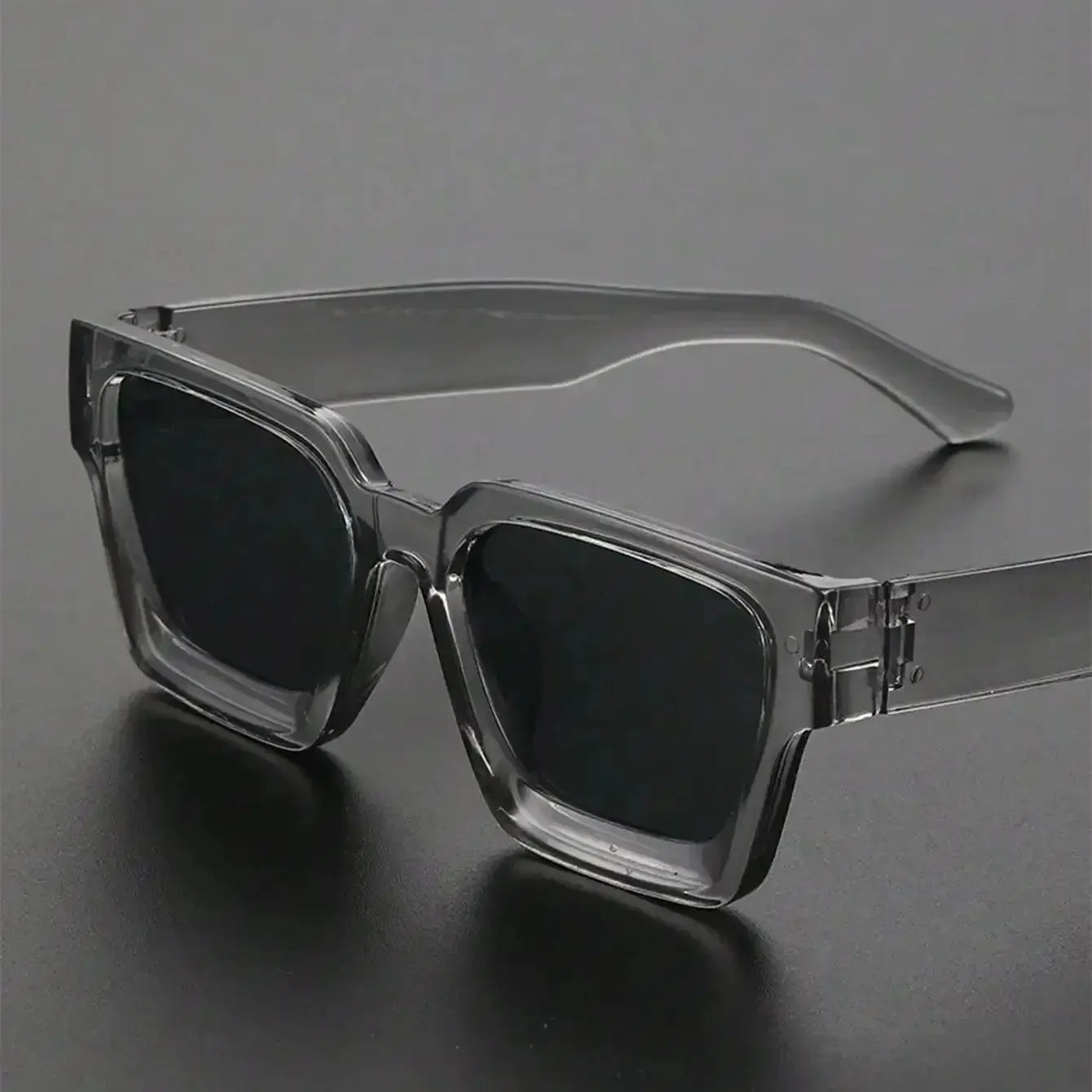 Retro Black Millionaire Shades Luxury Sunglasses 2025 For Men Designer Famous Brand Square Sun Glasses Man Women Sunglass luxecrown.co.uk