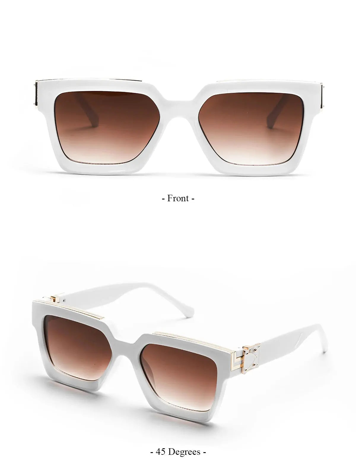 Ruiao Retro Black Millionaire Shades Luxury Sunglasses 2024 For Men Designer Famous Brand Square Sun Glasses Man Women Sunglass Streetsharks