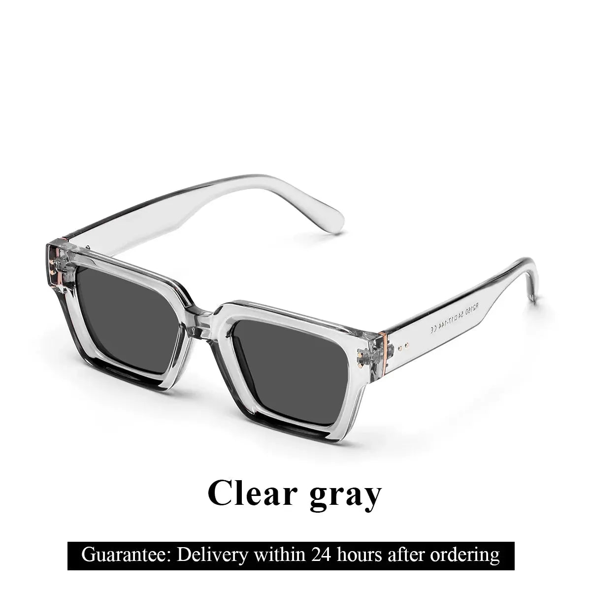 Ruiao Retro Black Millionaire Shades Luxury Sunglasses 2024 For Men Designer Famous Brand Square Sun Glasses Man Women Sunglass Streetsharks