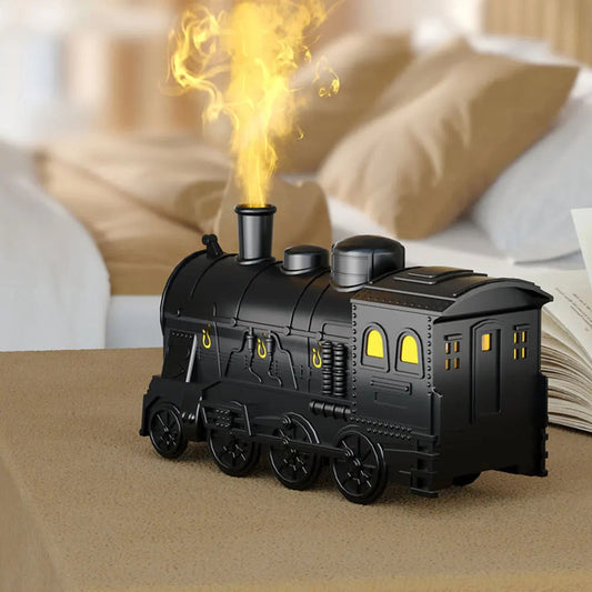 Mini Train Shape Aromatherapy Essential Oil Diffuser Ultrasonic Cool Mist Air Humidifier with LED Lamp Aroma Difusor Atomizer Streetsharks