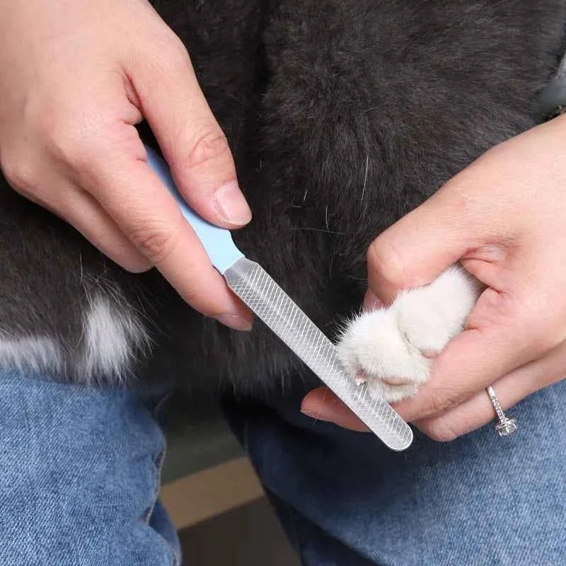 Stainless Steel Grooming Scissors Nail Clippers Multifunctional Teddy Cat Pet Nail Clippers with Sickle Large Dog Nail Clippers