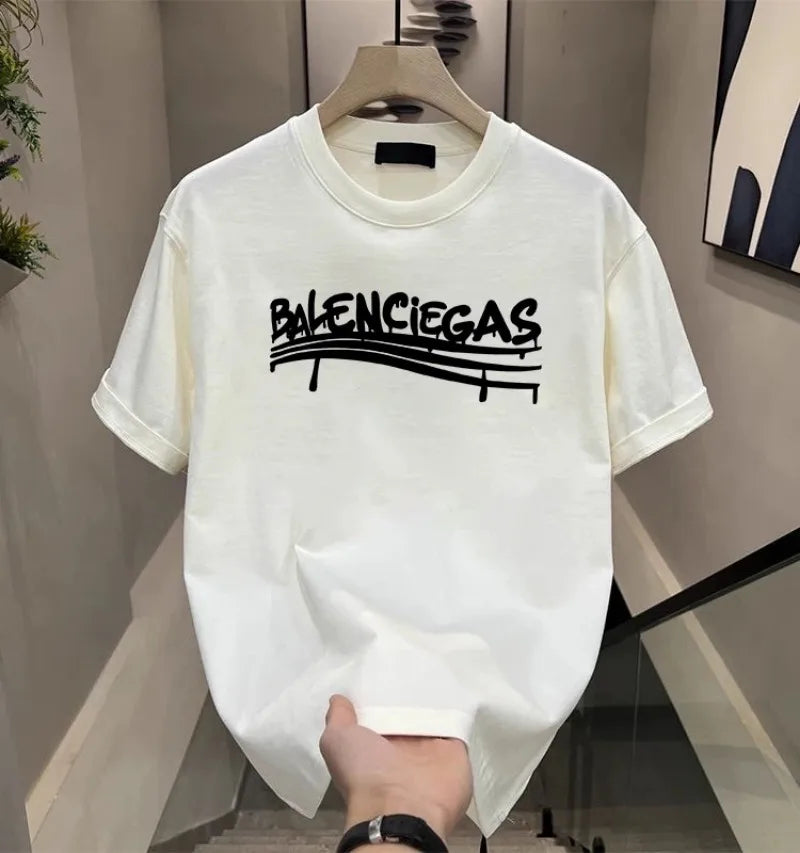 Hot Selling Loose and Comfortable Cotton T-shirts  Luxurious and Fashionable for Both Men and Women in Summer Streetsharks