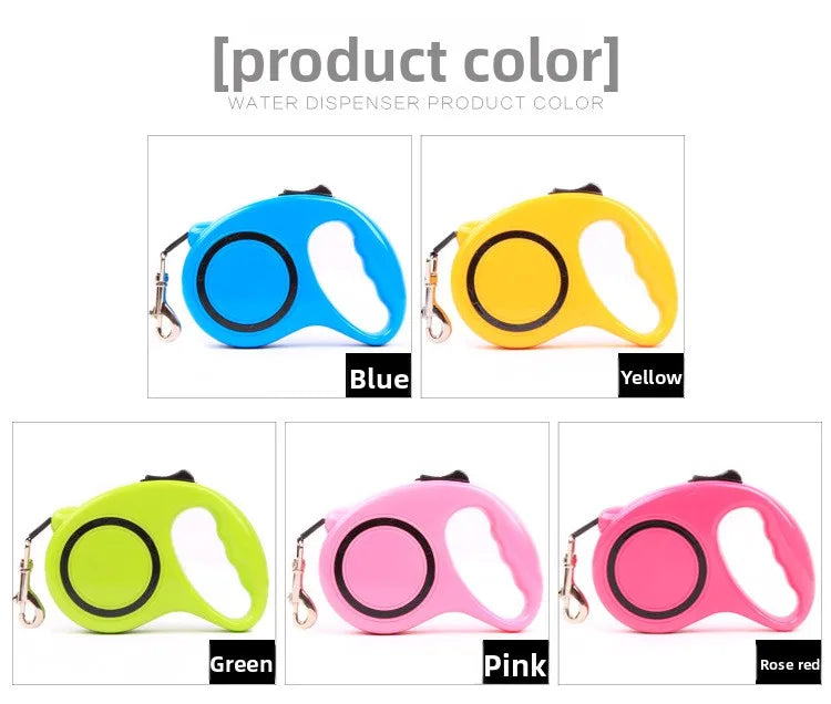Dog automatic retractable leash with VIP teddy dog chain, dog walking rope, cat rope, cat chain, dog leash luxecrown.co.uk