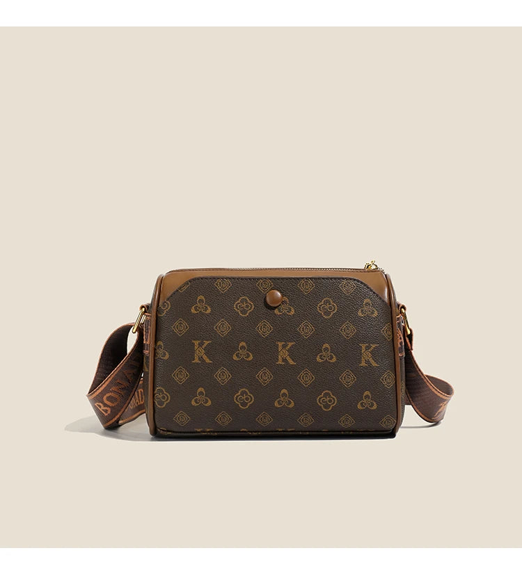Three-layer women's bag with large capacity, adjustable cross-body bag, new style women's bag, wide strap, suitable for middle-a luxecrown.co.uk