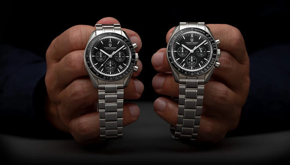 2025 New PAGANI DESIGN Moon Men's Watches Top Luxury Quartz Watch Man VK63 Chronograph Wristwatch AR Sapphire Mirror Waterproof