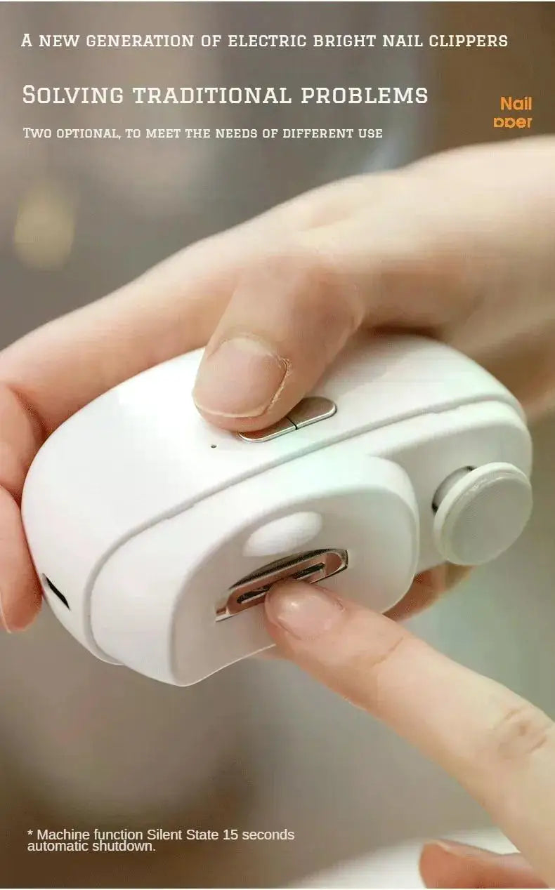 1 Pcs Electric Automatic Nail Clipper Manicure Nail Trimmer For Adult