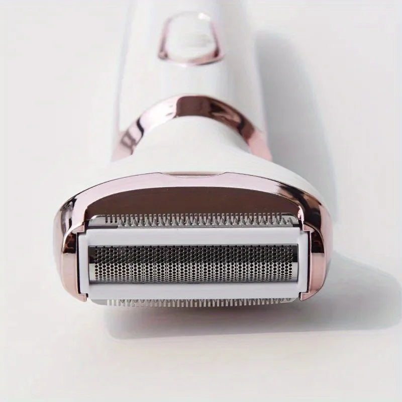 4 in 1 Electric Razor for Women Shaver Lady Shaver Body Hair Trimmer for Armpit Bikini Arm Leg Face Mustache Portable Painless