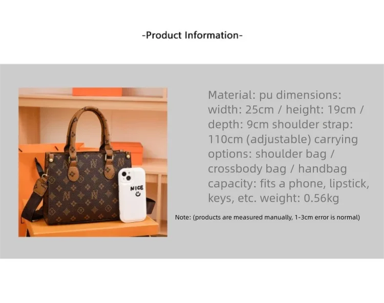 Elegant Retro Women's Tote Bag Single Shoulder Crossbody Bag Floral Print Ladies Handbag Luxury Texture Commuter Messenger Bag luxecrown.co.uk