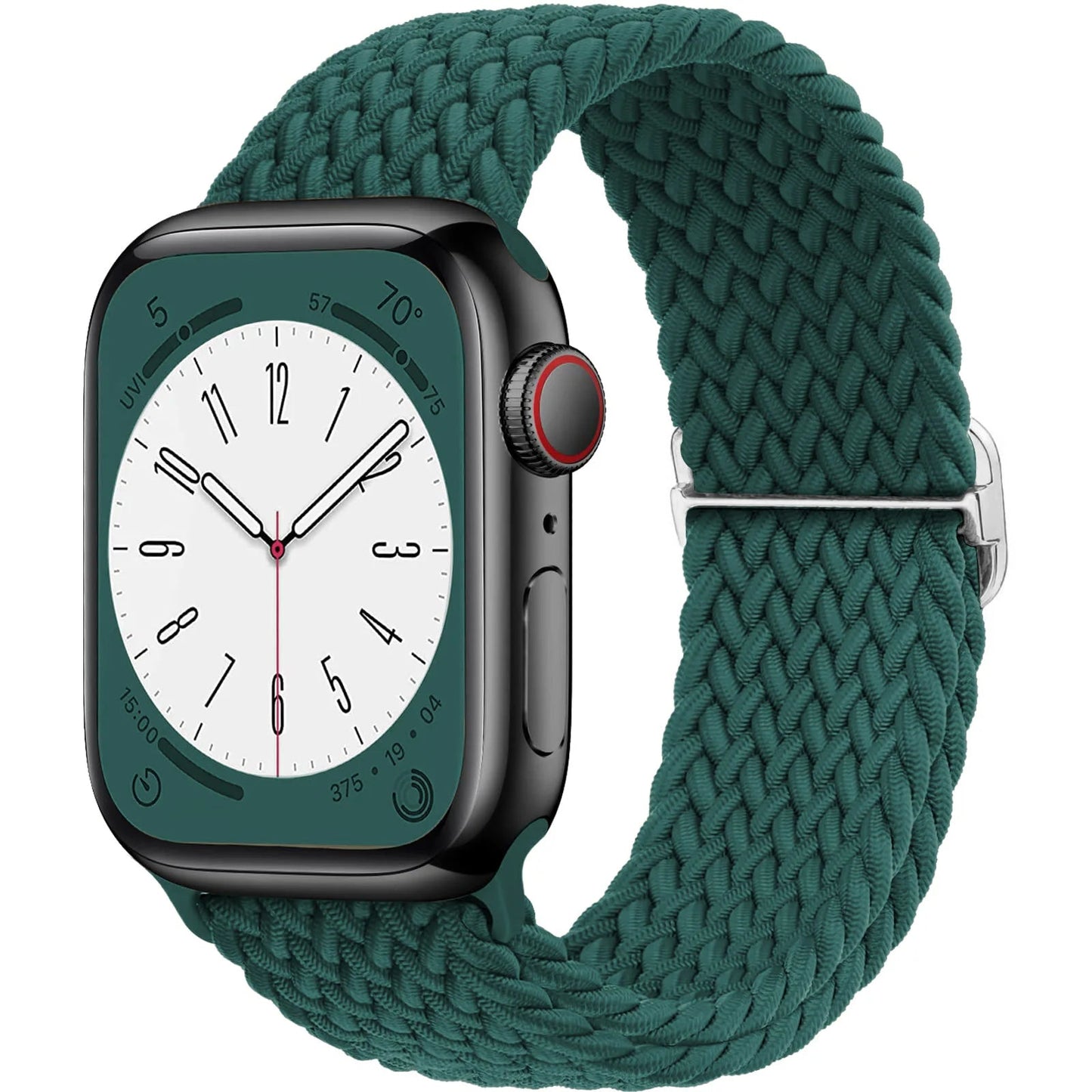 Braided Solo Loop Strap For Apple watch band 44mm 40mm 49mm 45mm 41mm Elastic Nylon bracelet iWatch series 8 3 se 6 7 Ultra 2 9 luxecrown.co.uk
