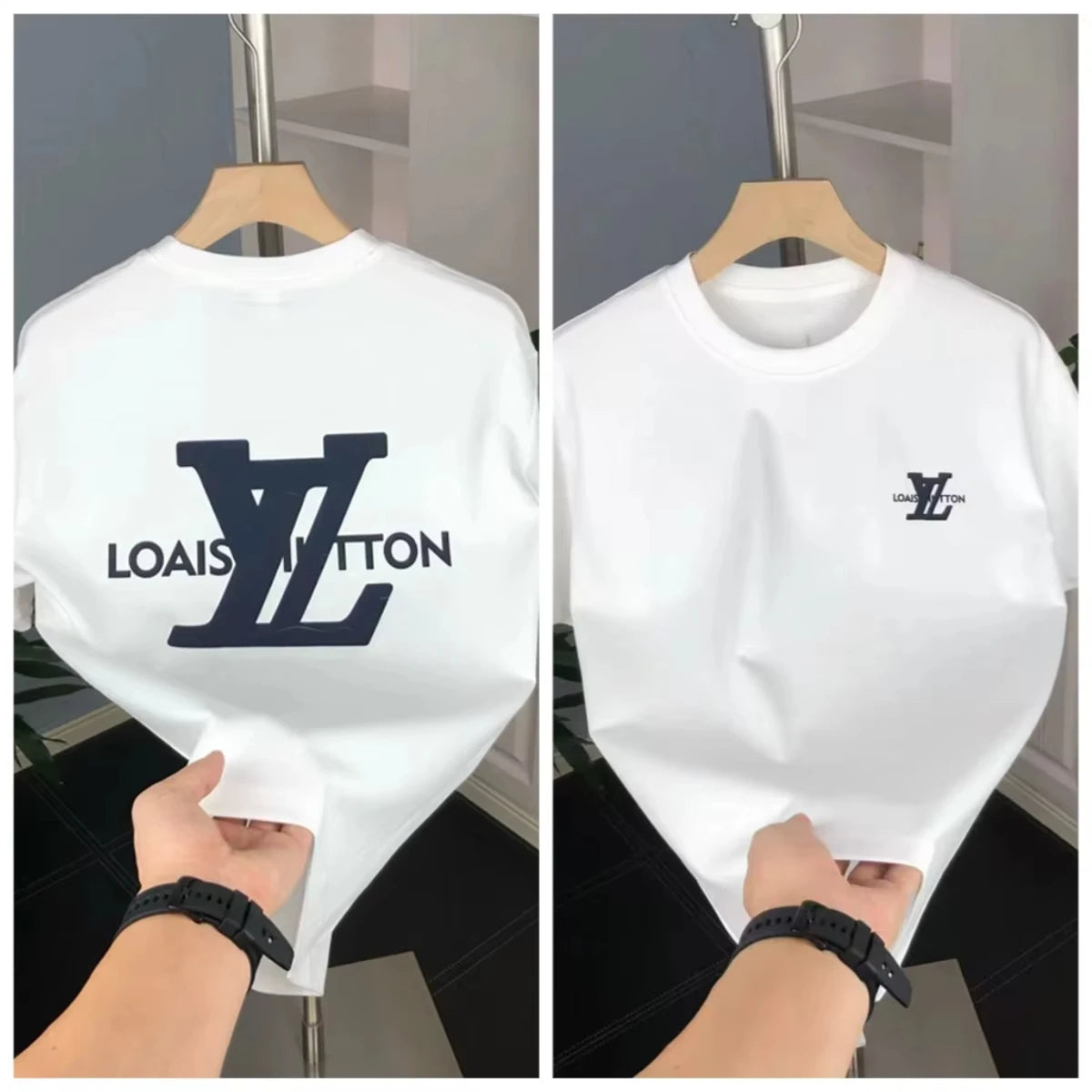 Men's/Women's Hip-Hop Style Printed Round-neck Cotton Loose-Tee Shirt - 2026 Trendy Uptown Gothic Style Top luxecrown.co.uk