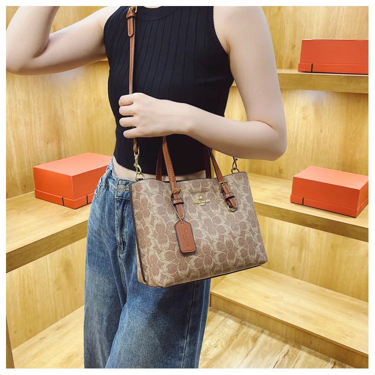 French Printed Bag 2026 New European and American Retro Luxury Fashion Casual Tote Bag Versatile Shoulder Bag Crossbody Bag luxecrown.co.uk