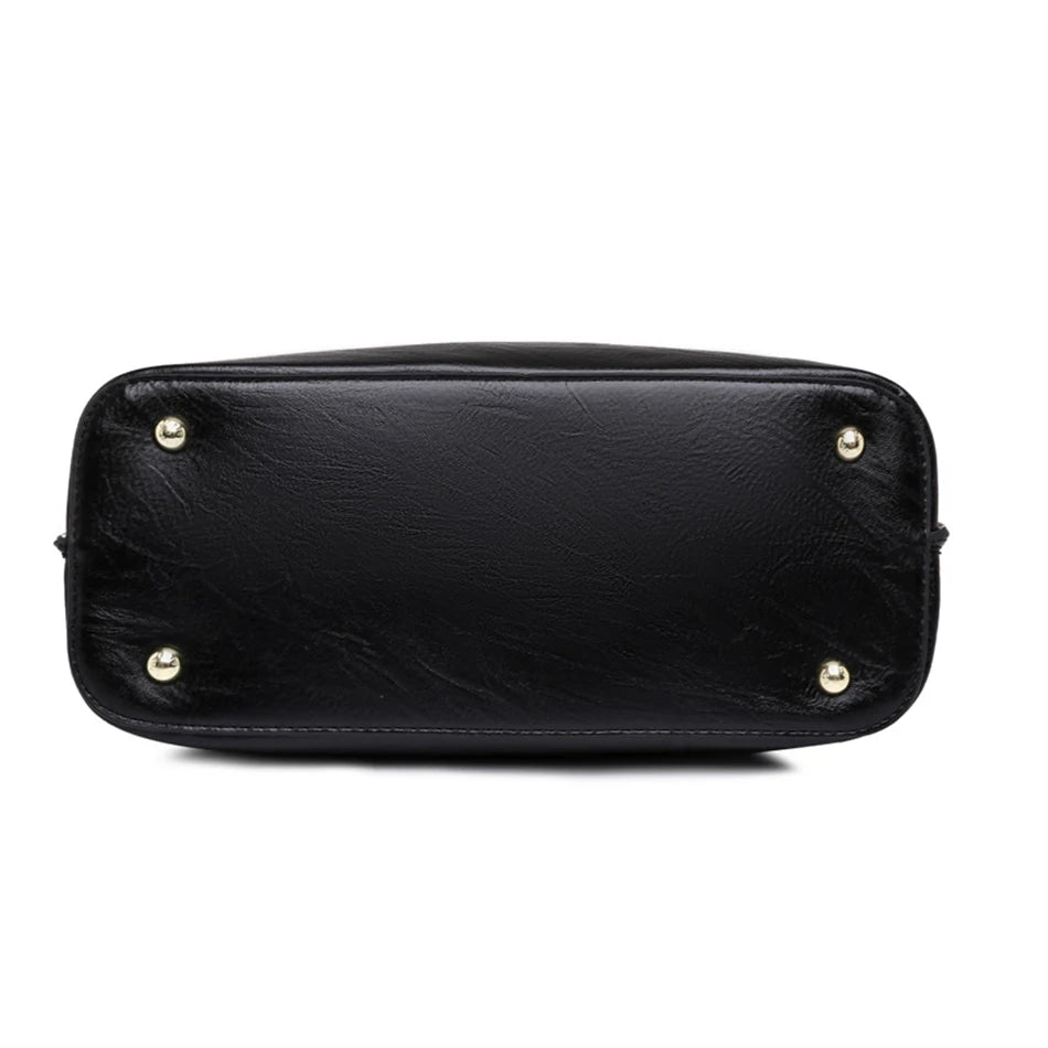 Luxury Designer Handbag Purses for Women 2024 Female Oil Leather Branded Shoulder Crossbody Messenger Tote Bag Small Fashion Sac Streetsharks
