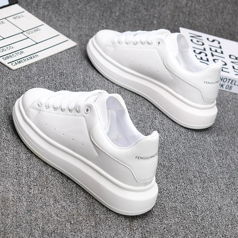 Branded couple shoes for men and women, breathable sports shoes, lacquered casual shoes, red skateboarding tennis shoes