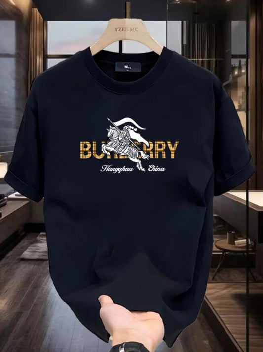 100% pure cotton men's luxurious brand letter print T-shirt, short-sleeved T-shirt, high-quality men's clothing, streetwear luxecrown.co.uk