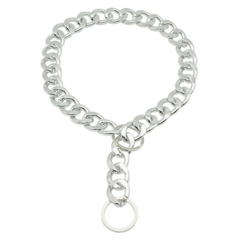 Luxury Dog Collar Gold Dog Chain Choker For Pitbull Bulldog Teddy French Bulldog Metal Collar Pet Necklace Pets Jewelry Products luxecrown.co.uk