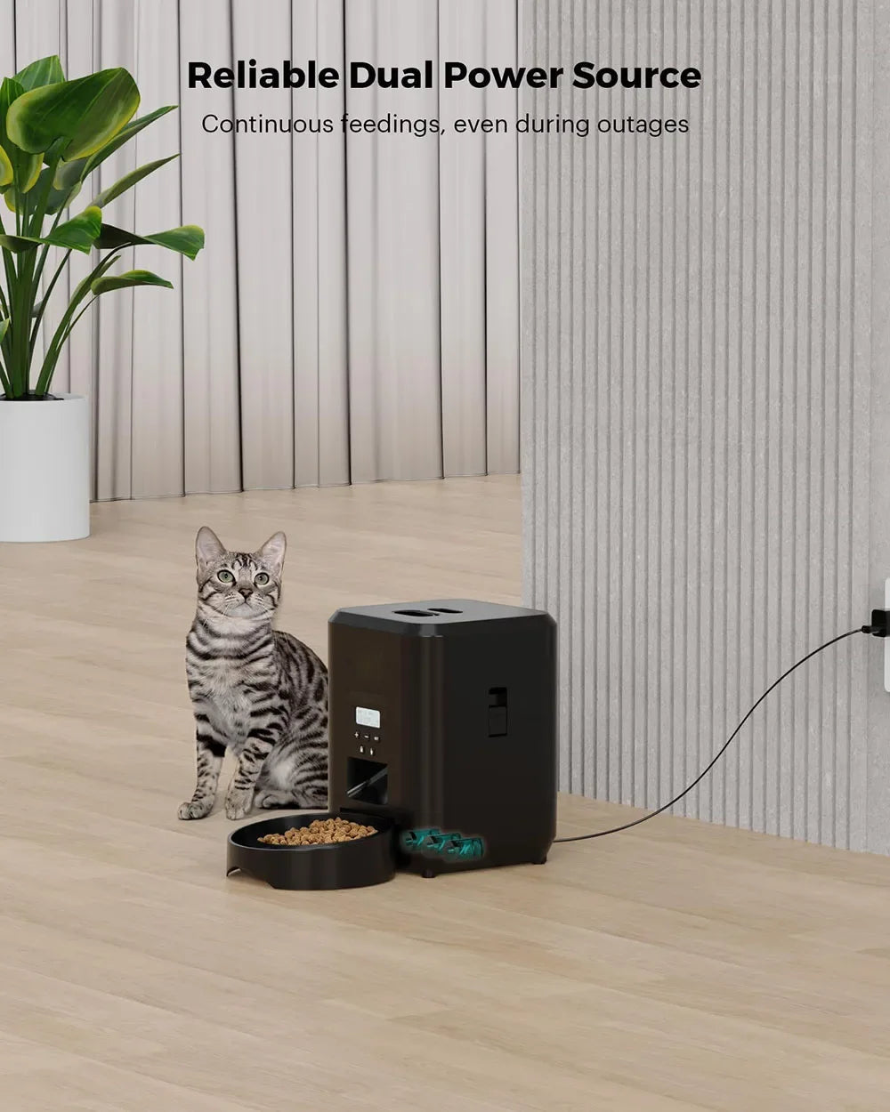 Smart Pet Feeder Automatic Cat Feeder Dog Slow Food Machine With Timed Quantitative Automatic Cat Food Dispenser Cat Dog Bowl luxecrown.co.uk
