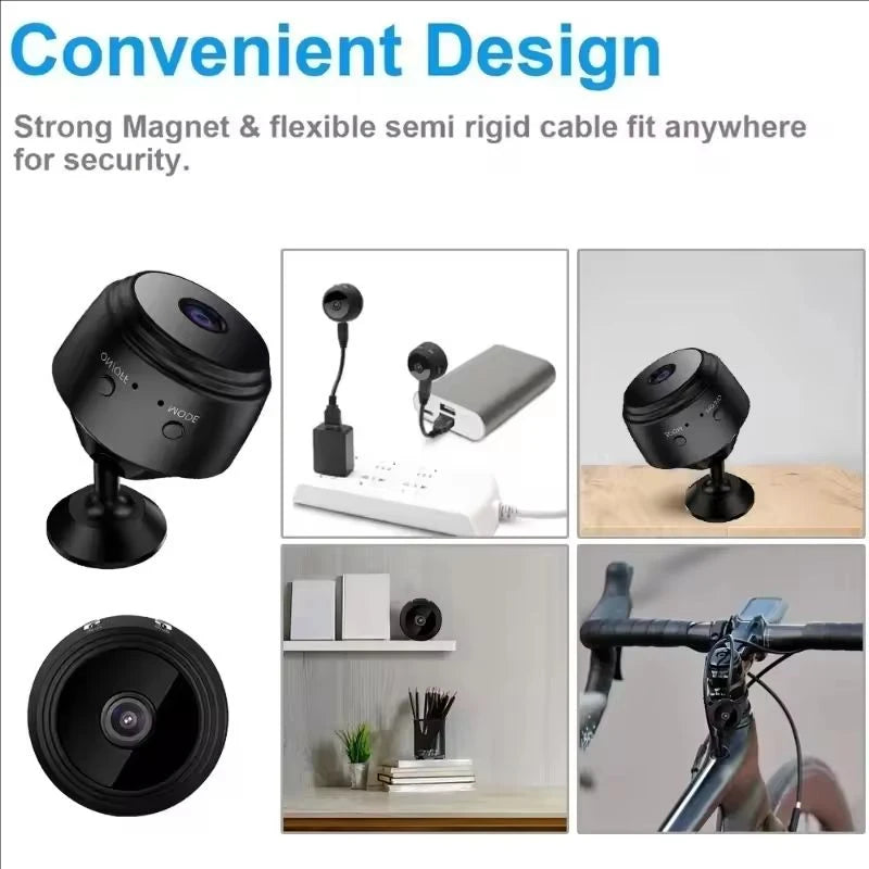 A9 WiFi Mini Camera Wireless Video Recorder Security Protection Camera Smart Home Monitoring Camera For Infants And Pets luxecrown.co.uk