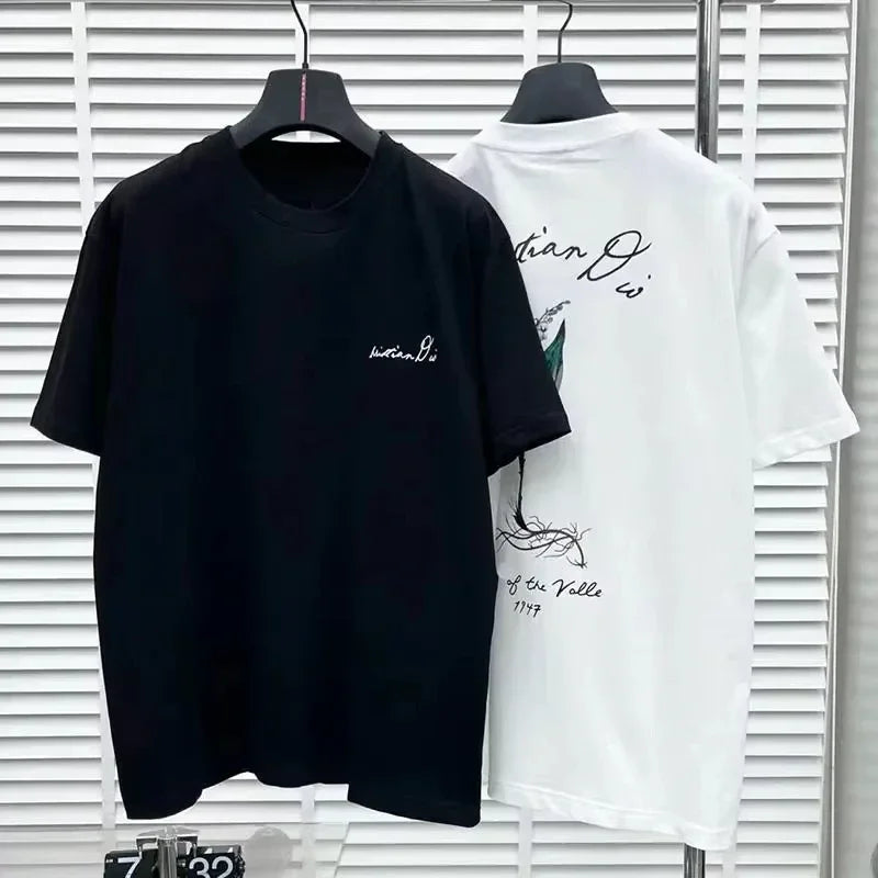 2025 Classic High Quality Men T-shirt Brand Short Sleeve Tshirt Clothing Designer Tee Luxury Women Cotton T Shirt Summer Tops Streetsharks