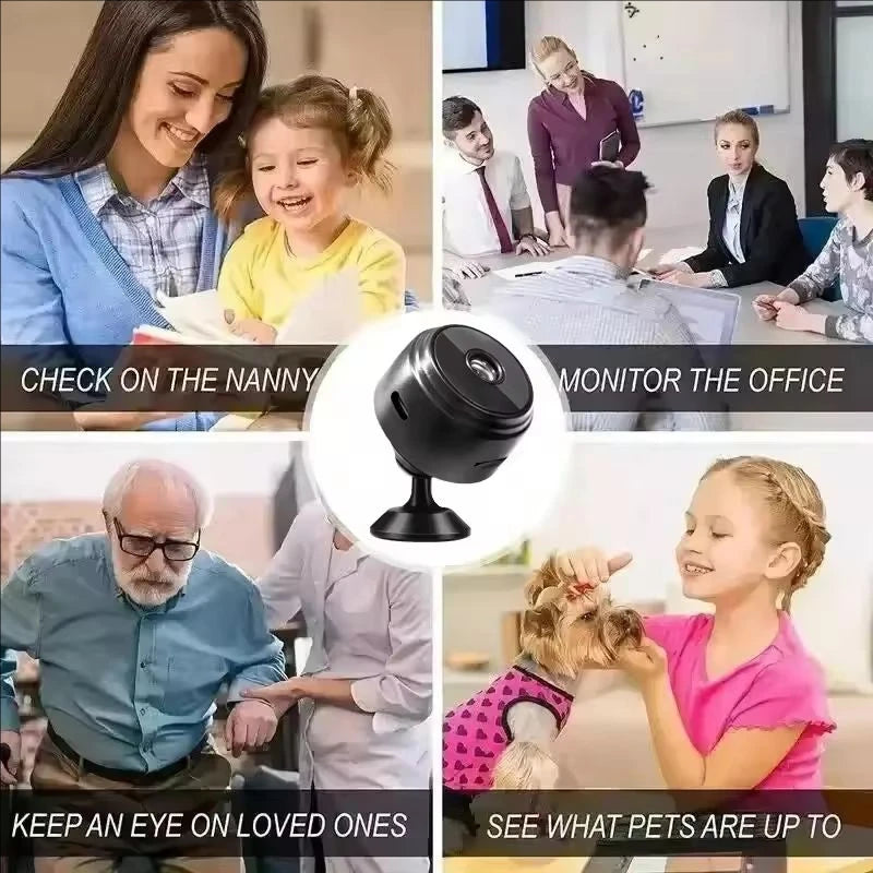 A9 WiFi Mini Camera Wireless Video Recorder Security Protection Camera Smart Home Monitoring Camera For Infants And Pets luxecrown.co.uk