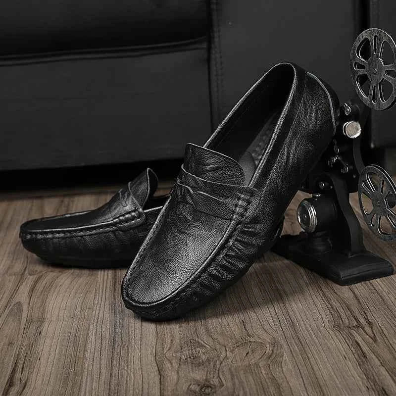 100% Top-Grain Loafers with Elegant Design for Business and Casual Settings  Men’s Stylish Fashionable Slip-On Design luxecrown.co.uk