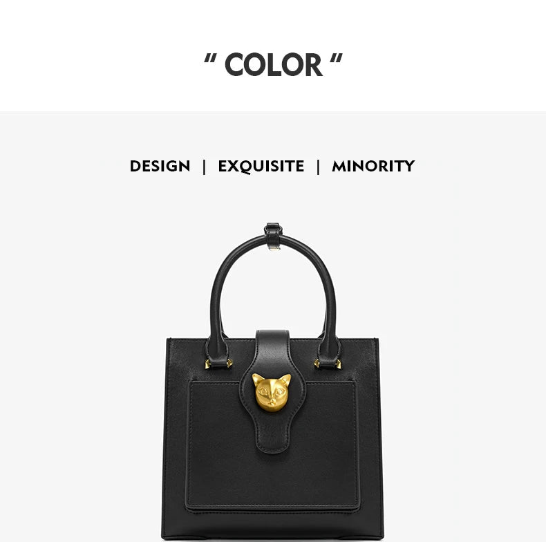 BAFELLI WOMEN'S BAGS NEW 2026 CELEBRITY FASHION CAT HANDBAG CROSSBODY SHOULDER FEMALE LEATHER DESIGNER STYLISH LUXURY PURSE luxecrown.co.uk
