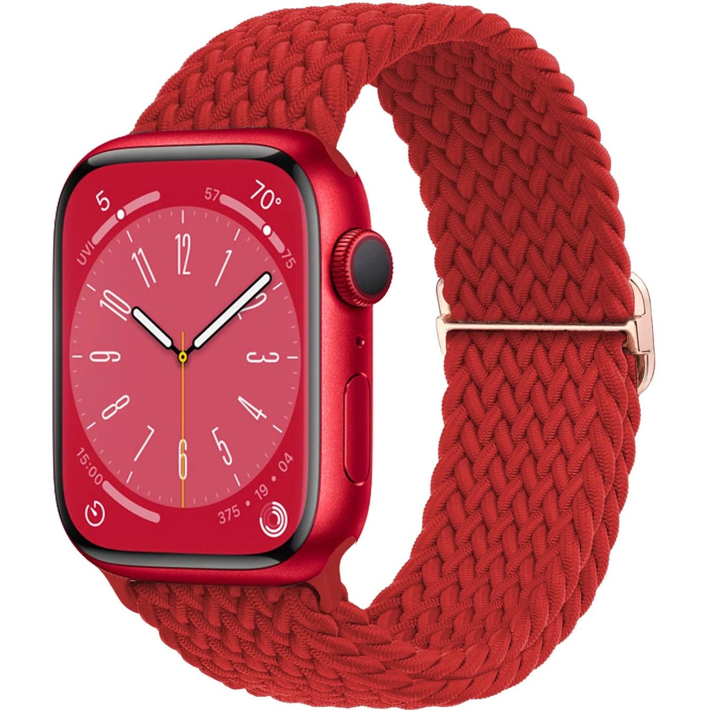 Braided Solo Loop Strap For Apple watch band 44mm 40mm 49mm 45mm 41mm Elastic Nylon bracelet iWatch series 8 3 se 6 7 Ultra 2 9 luxecrown.co.uk