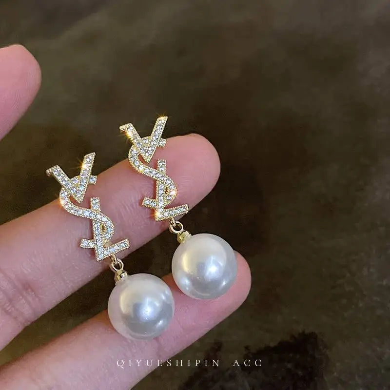Luxury Brand Gold Color Matte Texture Metal Retro Earrings For Women Girls Fashion Party Trend Party Jewelry Gifts Earrings 2024 Streetsharks