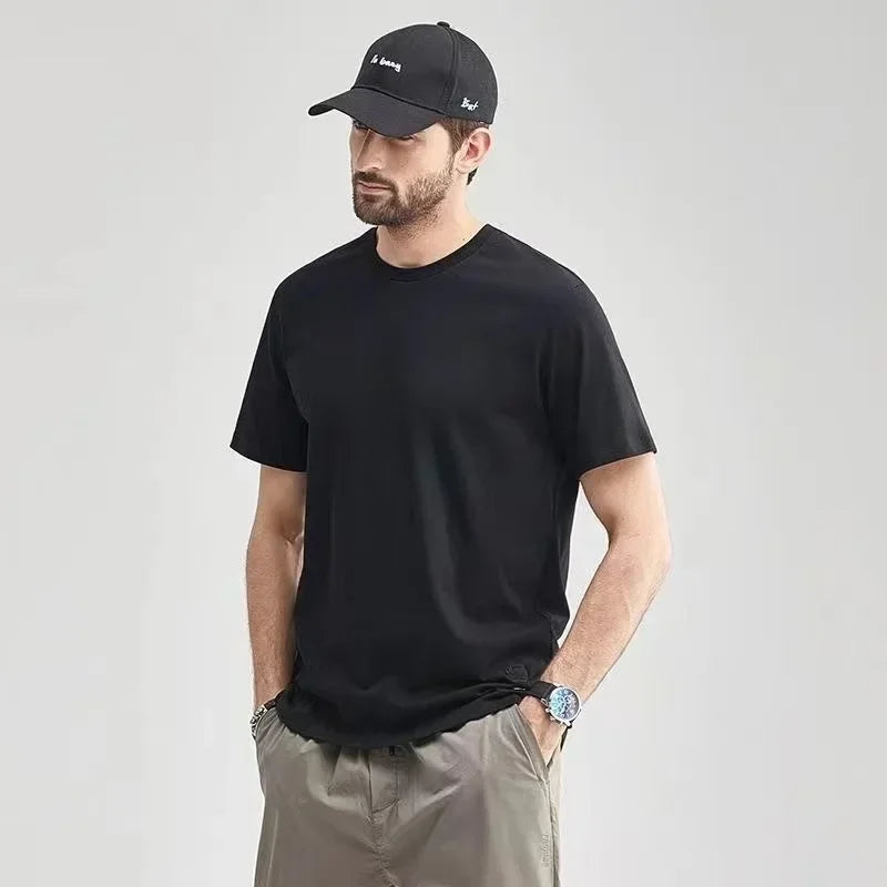 Hot Selling Loose and Comfortable Cotton T-shirts  Luxurious and Fashionable for Both Men and Women in Summer Streetsharks