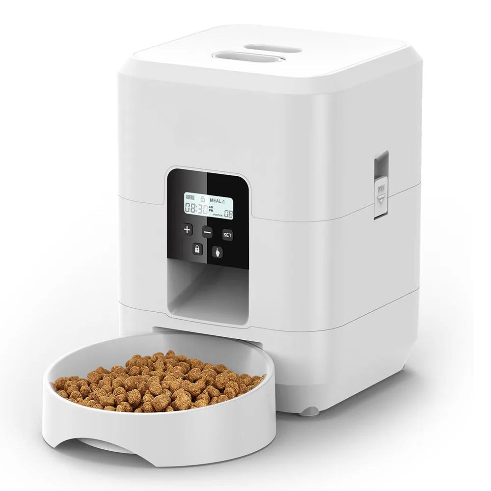 Smart Pet Feeder Automatic Cat Feeder Dog Slow Food Machine With Timed Quantitative Automatic Cat Food Dispenser Cat Dog Bowl luxecrown.co.uk