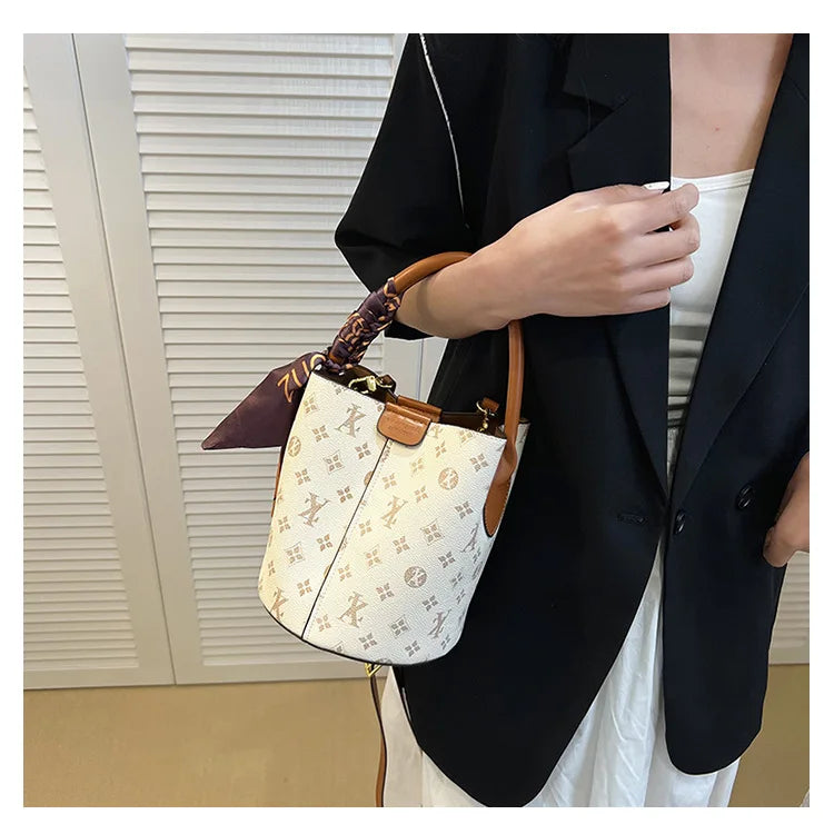 Advanced fashion bag for women 2025 new casual women's bag, large capacity bucket bag, shoulder bag, diagonal cross bag luxecrown.co.uk