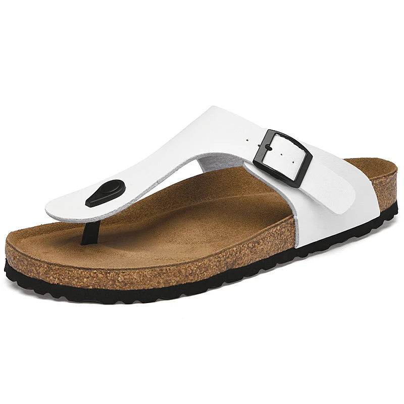2025 Men's Non-Slip Slippers Quick-Dry Indoor Outdoor Sandals Soft Sole Comfortable Summer Footwear Euro 35-46 Brown/Black luxecrown.co.uk