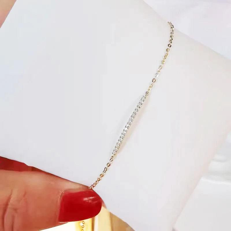 Hot sale fashion jewelry 925 silver bracelet exquisite ladies personality simple luxury jewelry party Valentine's Day gift Streetsharks