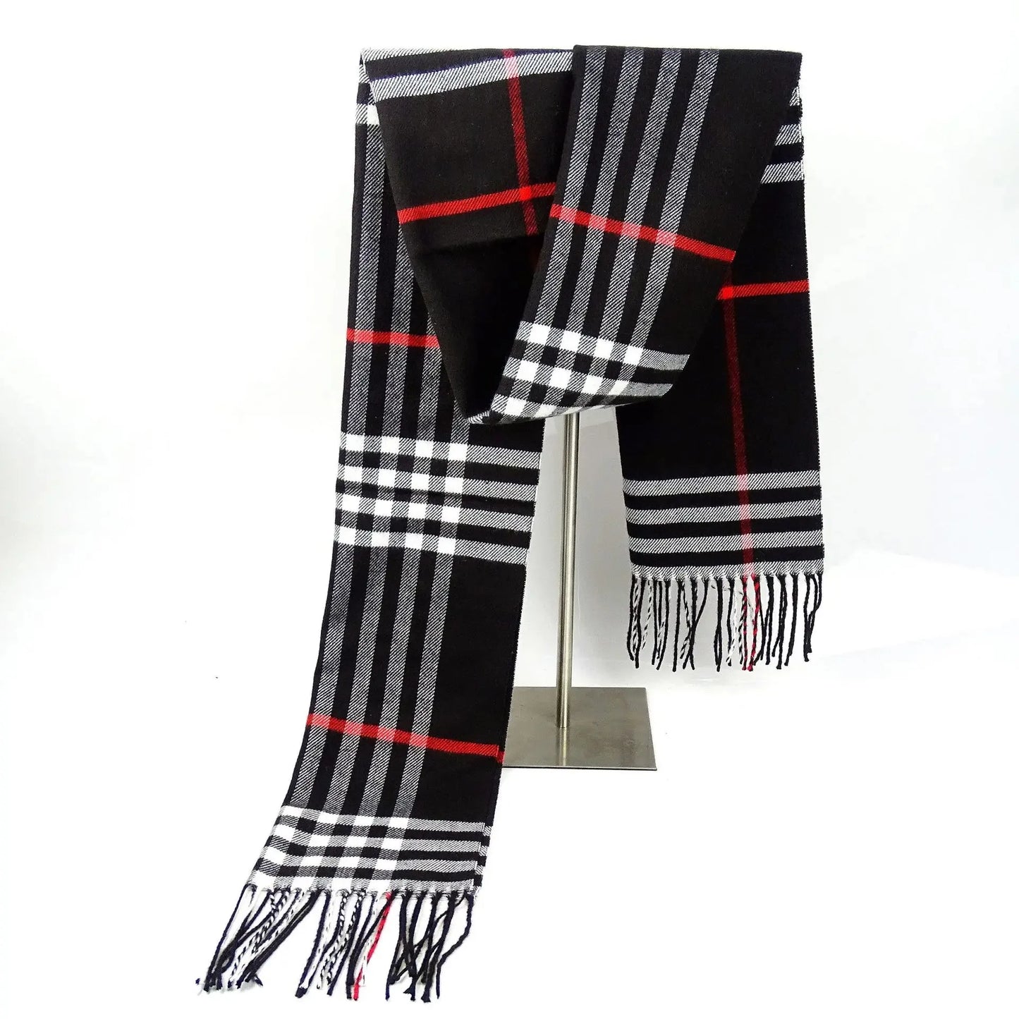 Luxury Brand Cashmere Warm Scarf for Women Design Winter Men Shawl Wrap Pashmina 2025Plaid Female Bufanda Echarpe Foulard