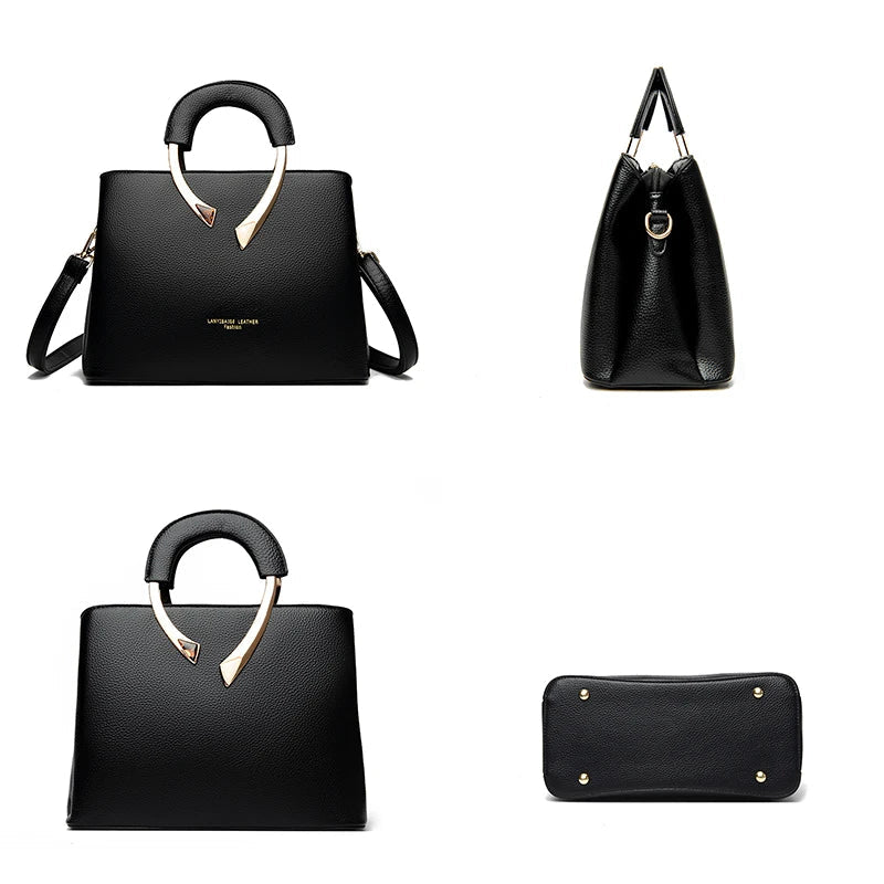 Luxury Handbags Women Bags Designer 3 Layers Soft Leather Shoulder Crossbody Sac Ladies Large Capacity Shopping Messenger Tote luxecrown.co.uk