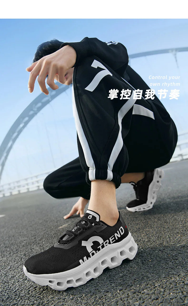 2026 Air Cushion Running Shoes Jogging Marathon Men Sports Breathable Lightweight Women's Comfortable Nonskid Leisure Sneakers luxecrown.co.uk