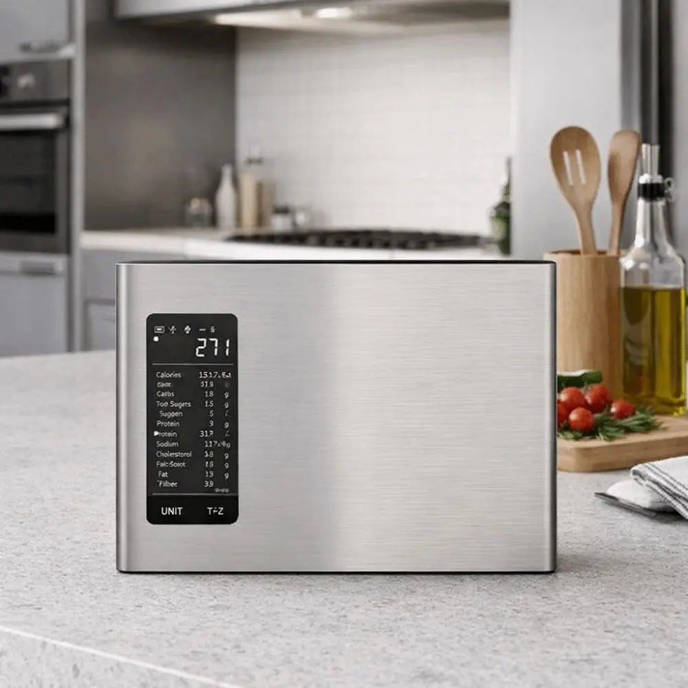 Stainless Steel Smart Nutrition Food Scale Free App with 19 Nutrients Tracking Smart Digital Kitchen Scale luxecrown.co.uk