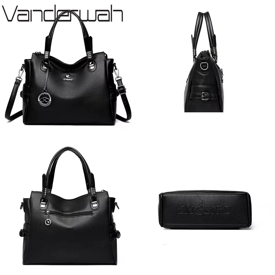 Brand Leather 3 Layers Alligator Crossbody Bag for Women Female Shoulder Messenger Sac Luxury Designer Ladies Handbags Streetsharks