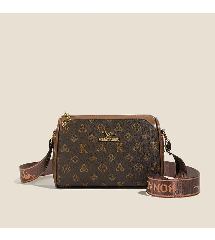 Three-layer women's bag with large capacity, adjustable cross-body bag, new style women's bag, wide strap, suitable for middle-a luxecrown.co.uk
