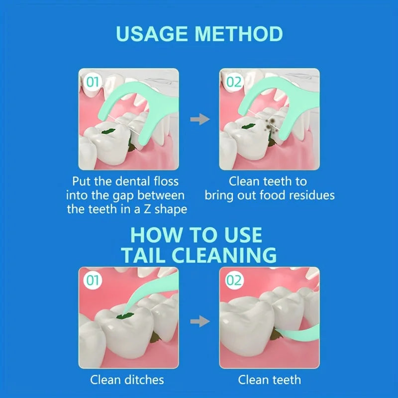 500/300/100pcs ultra-fine mint flavored toothpicks, safe high-end toothpick sticks, plastic toothpicks