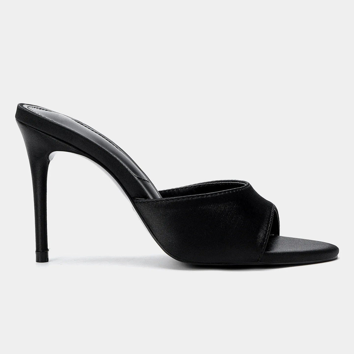 2026 Summer New Women's High Thin Heels Pointed Toes Fashion Slippers Elegant Satin Shoes Sexy Peep Toe Stiletto Sandals Pumps luxecrown.co.uk