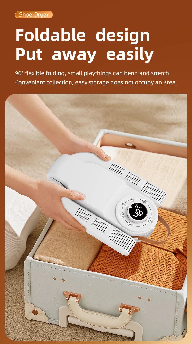 Intelligent Timer Shoe Dryer Telescopic Adjustable Dryer Quick Drying Deodorizing Sterilizing Shoe Dryer