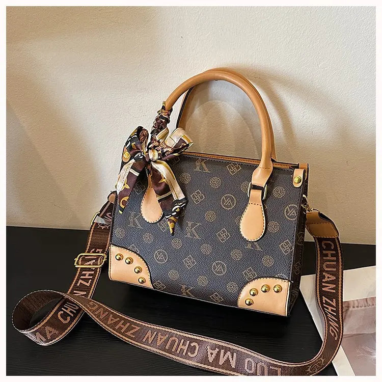 Trendy Designer Square Satchels For Women Textured Original Retro Diaper Bag Crossbody Shoulder Bag Effortlessly Stylish luxecrown.co.uk