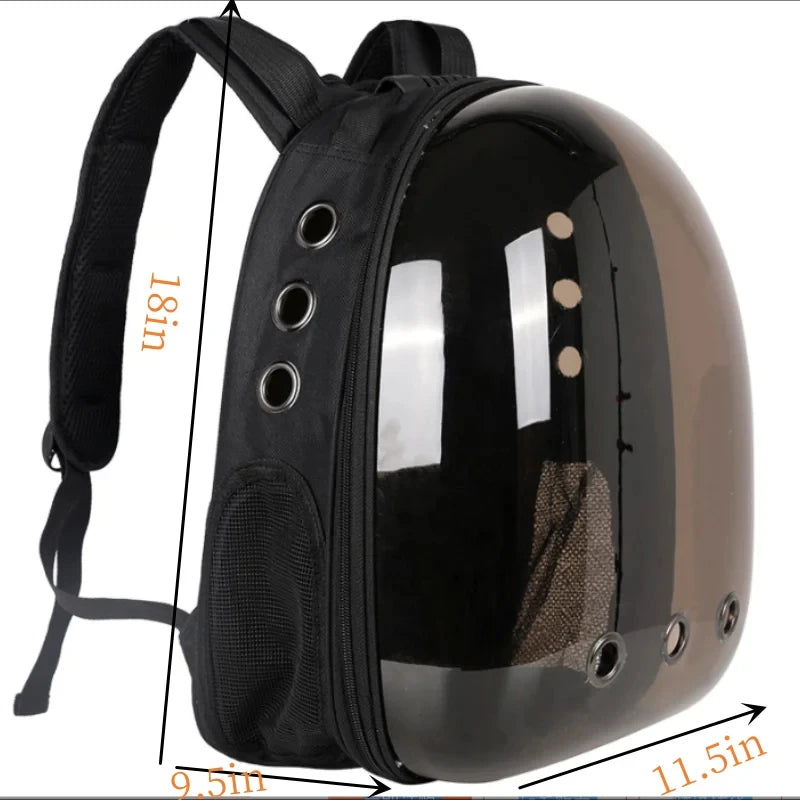 Portable Space Capsule Breathable Cat Bag, Pet Travel Supplies, carrying Pets Travel Essential luxecrown.co.uk
