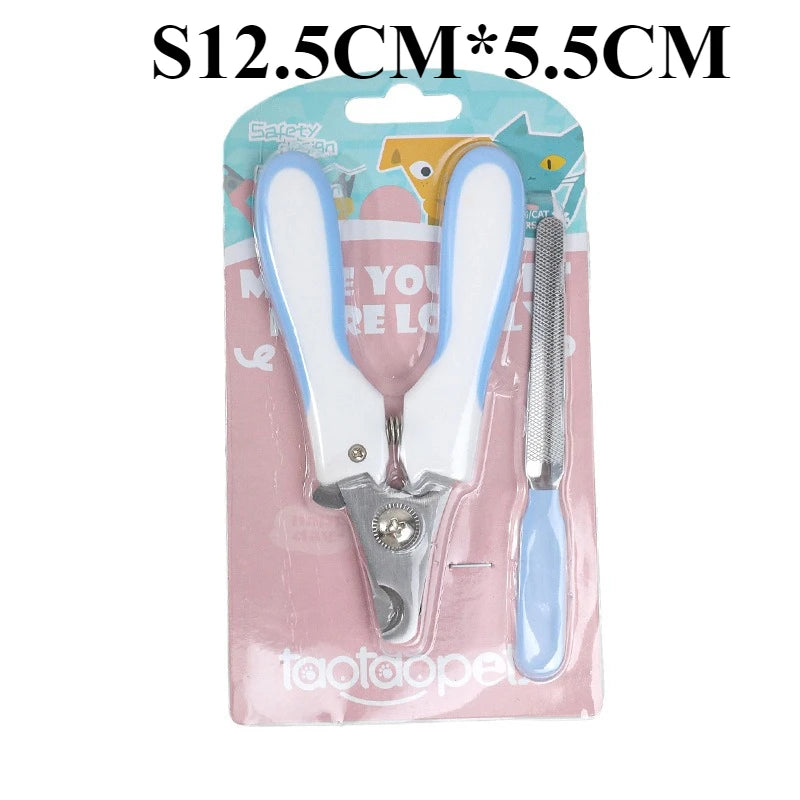 Stainless Steel Grooming Scissors Nail Clippers Multifunctional Teddy Cat Pet Nail Clippers with Sickle Large Dog Nail Clippers luxecrown.co.uk
