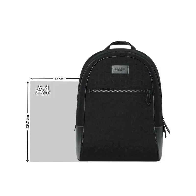 COACH Theo Backpack In Signature Jacquard CAK98 luxecrown.co.uk