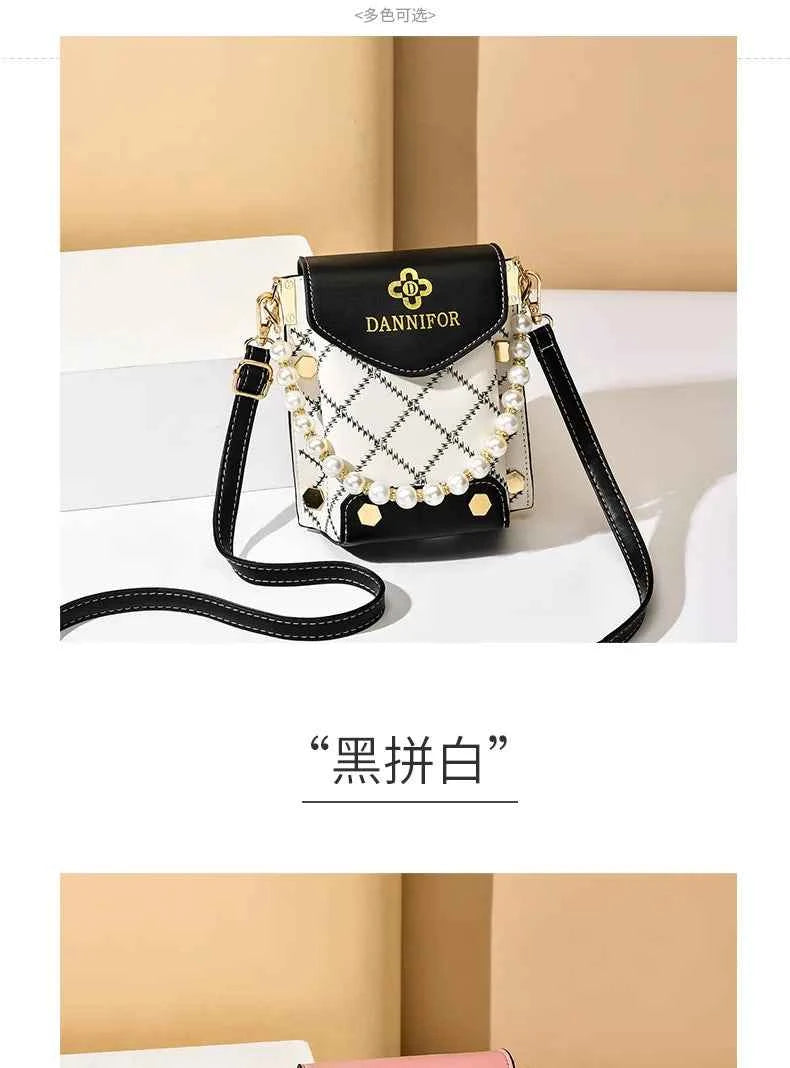 New Autumn PU Leather Women's Handbag Cell Phone Wallet Fashion Portable Shoulder Bag Hundred Simple Mini Small Bag Bolso Mujer