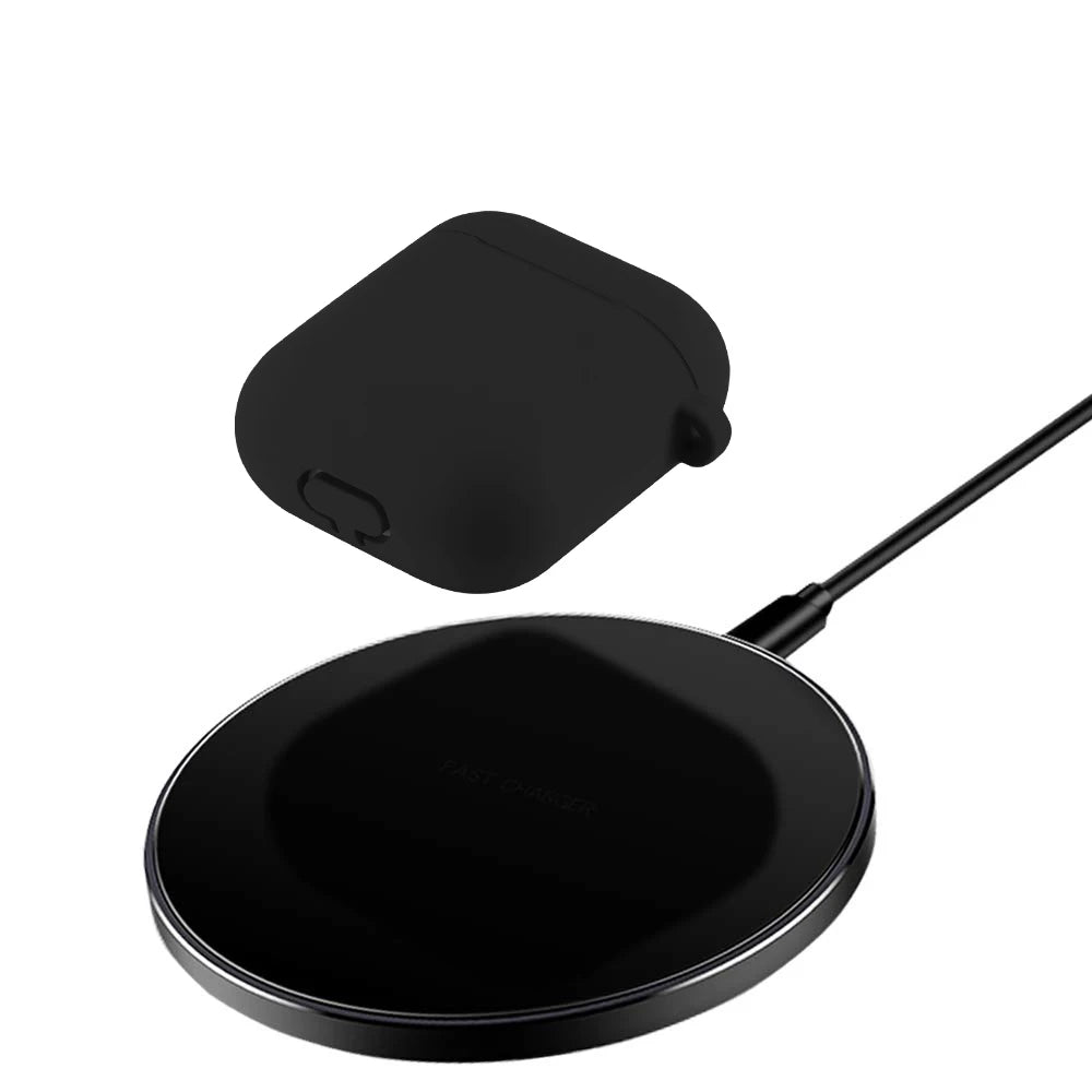 AirPods 2nd Generation Case Cover – Silicone Protective Cover with Keychain