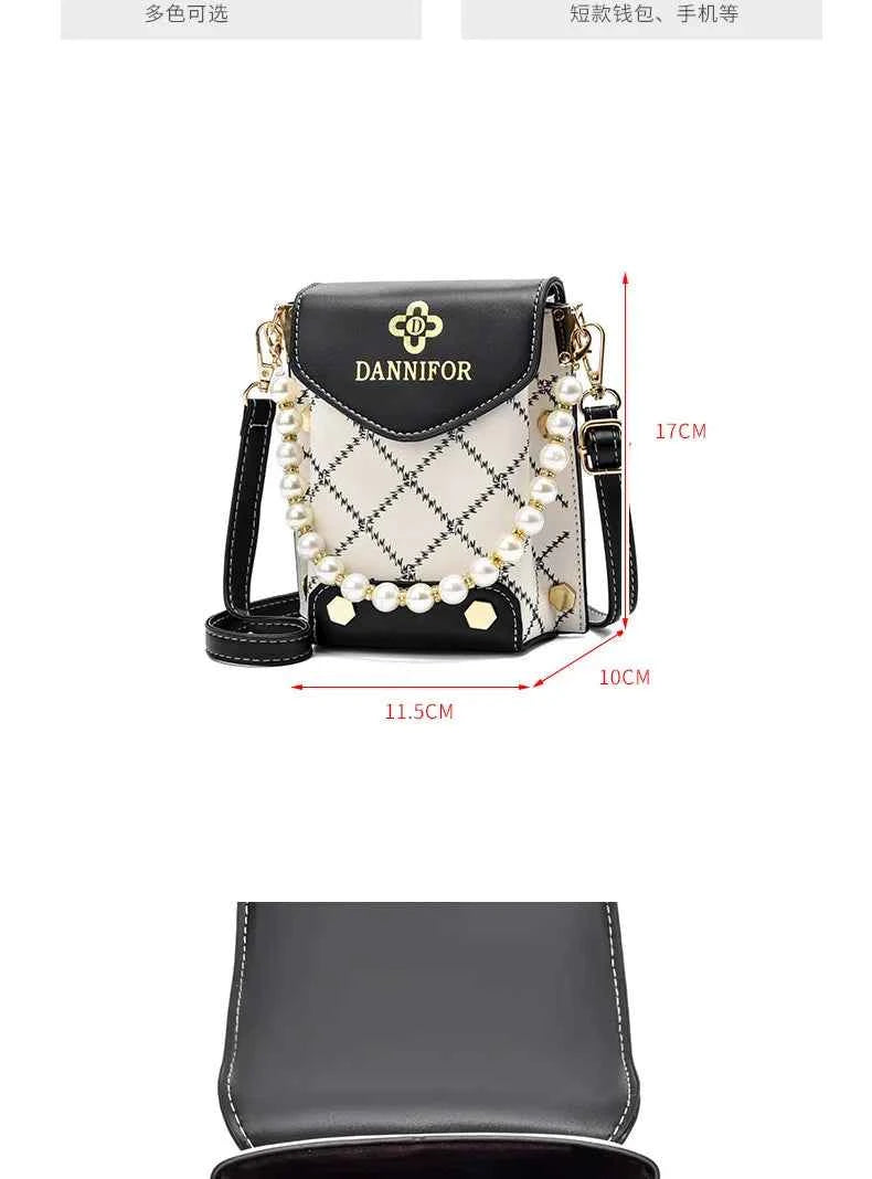 New Autumn PU Leather Women's Handbag Cell Phone Wallet Fashion Portable Shoulder Bag Hundred Simple Mini Small Bag Bolso Mujer