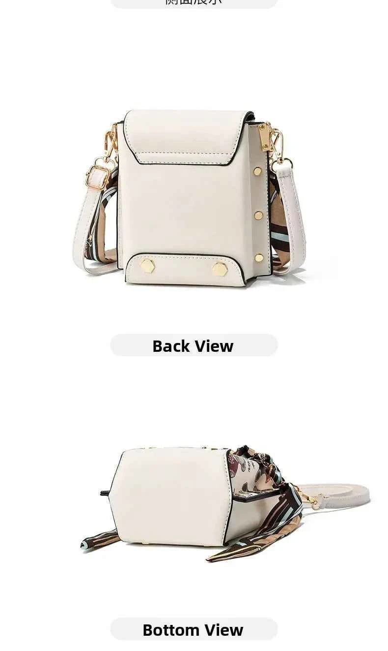 New Faion Women's Mobile Phone Menger Bag Pur Double oulder Bag PU Leather No Brand Registered Trademark