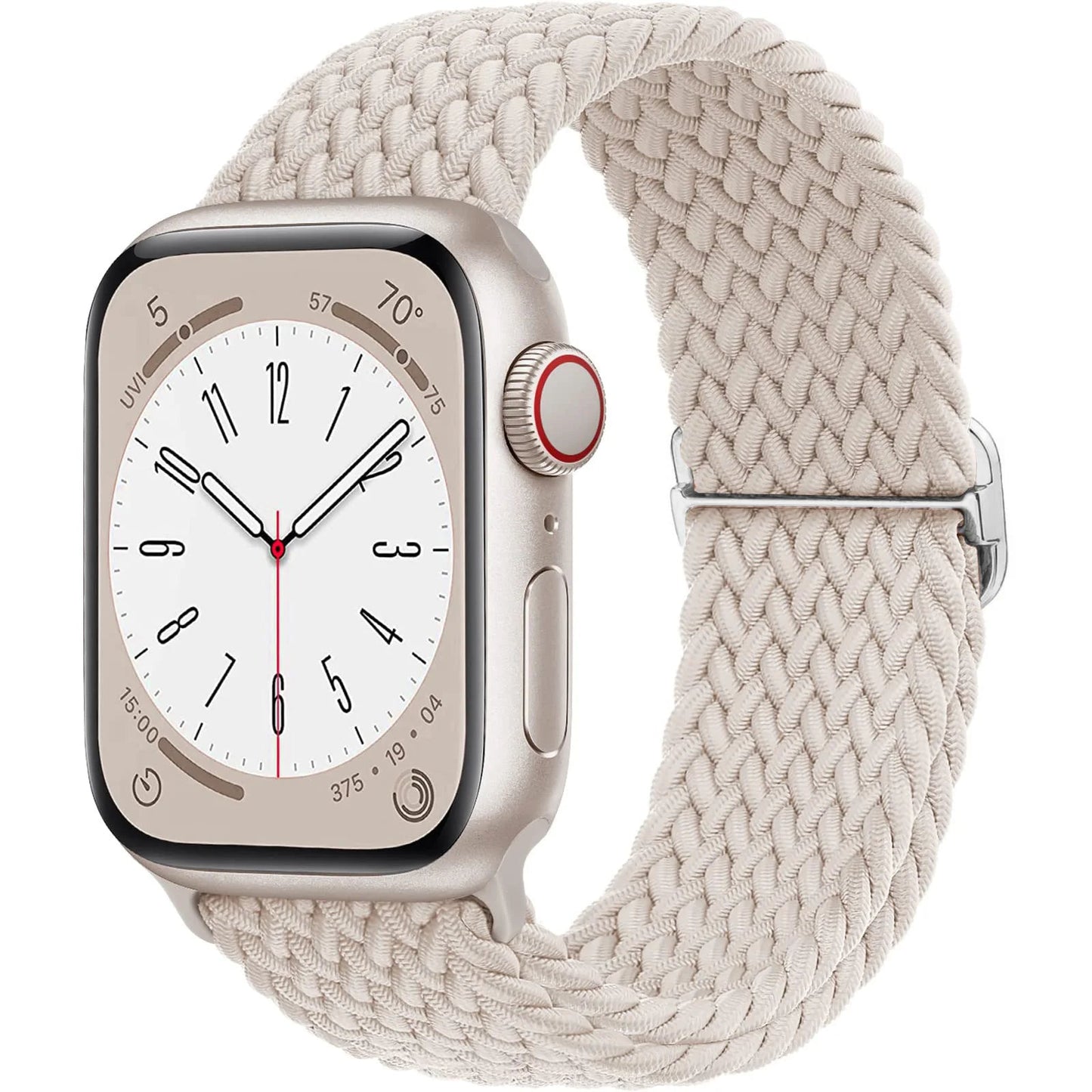 Braided Solo Loop Strap For Apple watch band 44mm 40mm 49mm 45mm 41mm Elastic Nylon bracelet iWatch series 8 3 se 6 7 Ultra 2 9 luxecrown.co.uk